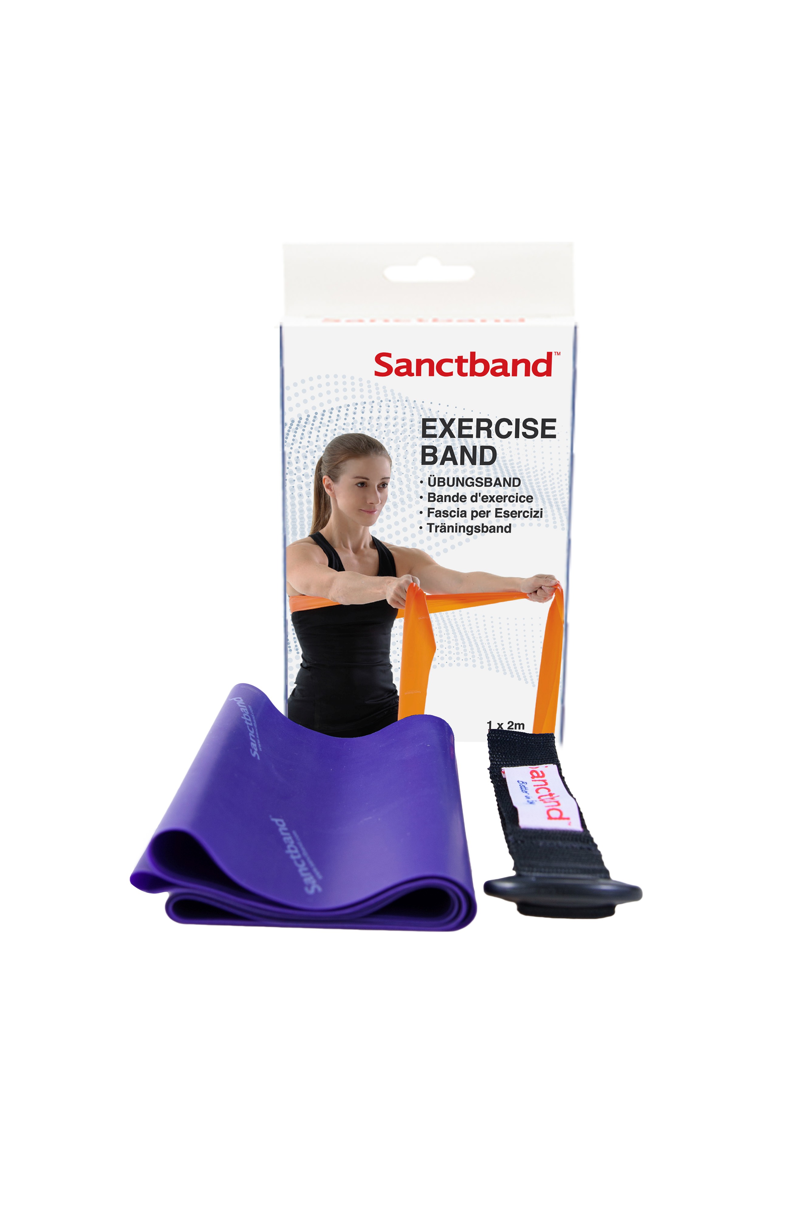 Sanctband Fitnessband-Set mit Türanker | extra stark | 2 m Länge