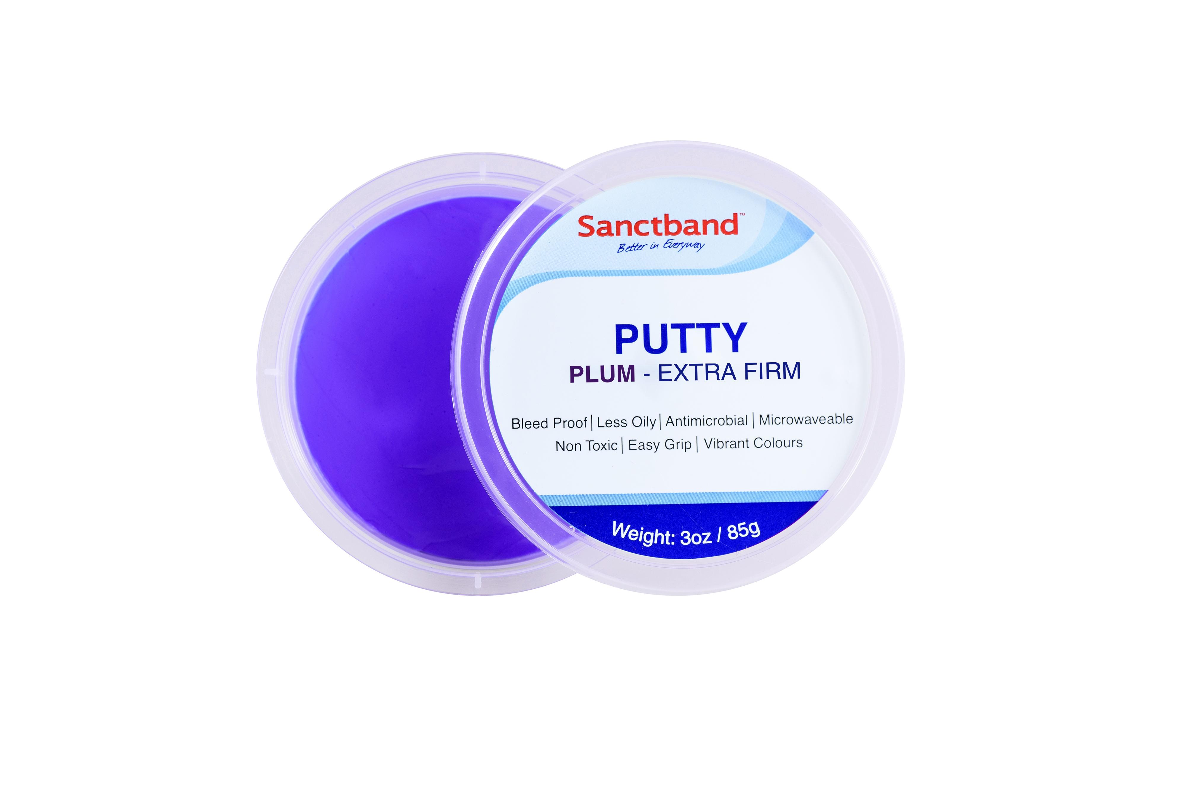 Sanctband Therapie-Knetmasse | Pflaume - extra stark | 85 g